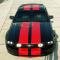 American Car Craft 2005-2009 Mustang - Custom Racing Stripes, Premium Vinyl (SBLK-Black Solid) 272004
