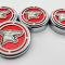 American Car Craft 2015-2025 Mustang - Fluid Cap Cover Automatic transmissions only, Coyote logo 4Pc Set, Choose Inlay Color 273120