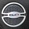 American Car Craft 2015-2022 Ford Mustang - Door Speaker Trim Midrange 5.0 Style, Brushed Stainless Steel 271076