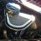 American Car Craft 2015-2023 Mustang Master Cylinder Cover Polished with Carbon Fiber Top Plate with Brushed Trim 273102