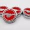 American Car Craft 2015-2025 Mustang - Fluid Cap Cover Automatic transmissions only, Pony logo 4Pc Set, Choose Inlay Color 273121