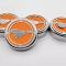 American Car Craft 2015-2025 Mustang - Fluid Cap Cover Automatic transmissions only, Pony logo 4Pc Set, Choose Inlay Color 273121