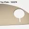 American Car Craft 2015-2023 Challenger & Hellcat- Trim Top Plate for Anti Lock Brake/Washer Fluid Cover, Stainless (Brushed Finish) 153079