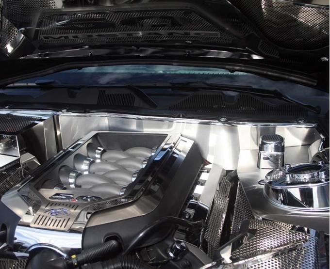 American Car Craft 2011-2014 Mustang GT - False Firewall, Brushed Stainless Steel 273031