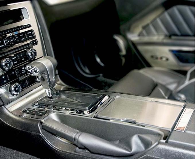 American Car Craft 2010-2014 Mustang - Center Console Trim Plate (Manual Transmission) 271066