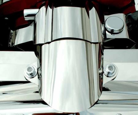 American Car Craft 2005-2007 C6 Corvette - Air Tube Cover, Polished Stainless Steel 043038