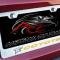 American Car Craft Mustang GT - Custom COYOTE License Plate Frame, Stainless Steel, Choose Inlay Color 272031