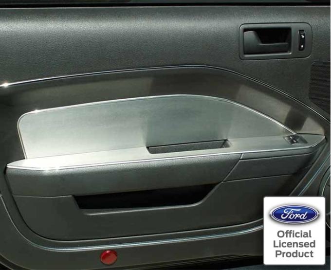 American Car Craft 2005-2009 Mustang V6/GT - Door Panel Full Kit, UnPadded Doors 4Pc, Brushed Stainless 271002