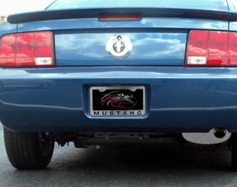 American Car Craft Mustang License Plate Frame with "MUSTANG" Lettering in 2005-2009 Style 272016