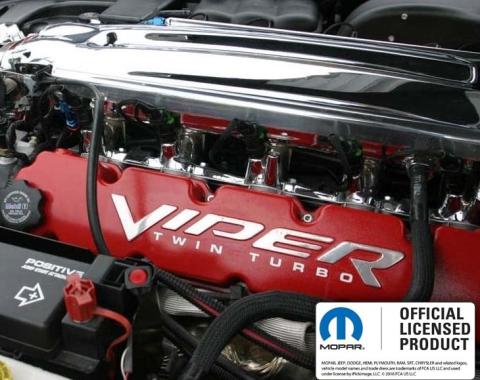 American Car Craft 2003-2006 Dodge Viper - 'VIPER' Valve Cover Letter Set 10Pc, Polished Stainless Steel 973017