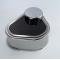 American Car Craft 2015-2023 Mustang Master Cylinder Cover Polished with Carbon Fiber Top Plate with Brushed Trim 273102