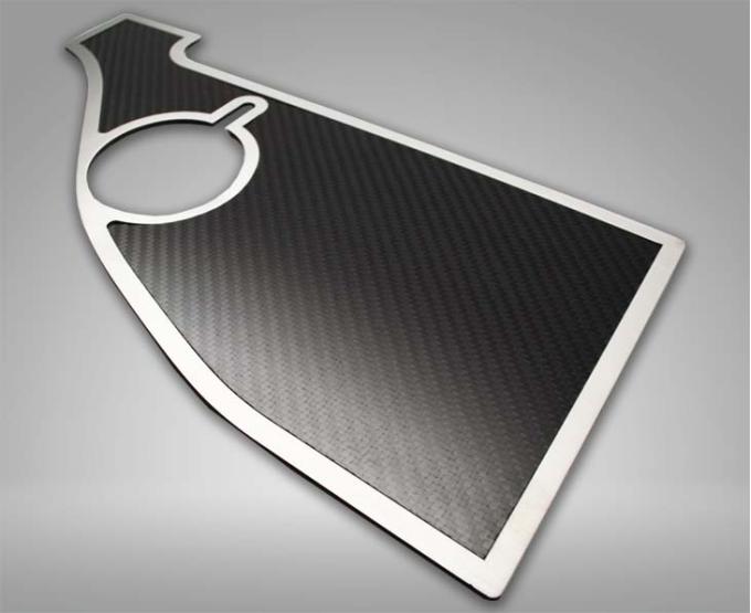 American Car Craft 2008-2023 Challenger - Trim Top Plate for Anti Lock Brake/Washer Fluid Cover (Brushed Stainless) 153077