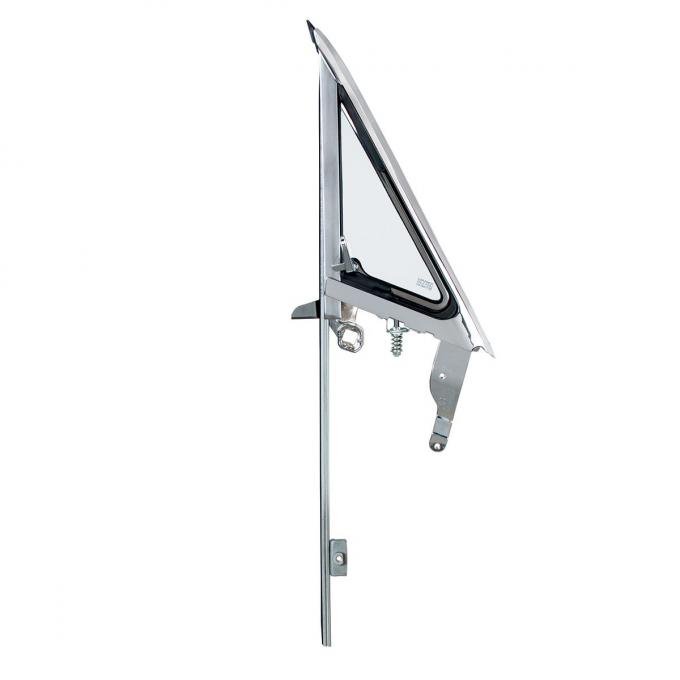 United Pacific Vent Window Assembly w/Non-Tinted Glass For 1967 Ford Mustang - L/H 110783