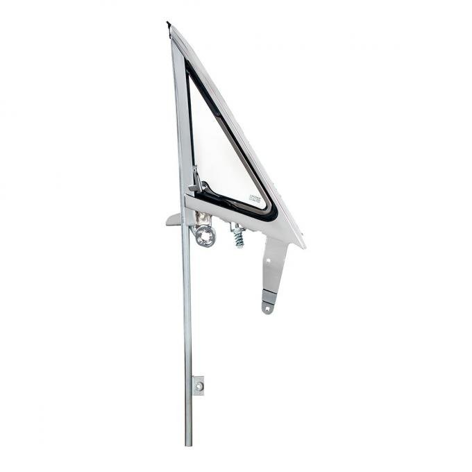 United Pacific Vent Window Assembly w/Non-Tinted Glass For 1964.5-66 Ford Mustang - L/H 110779