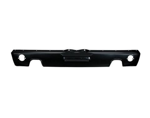 United Pacific Rear Valance w/Backup Light And Dual Exhaust Cutout For 1969-70 Ford Mustang GT 110498