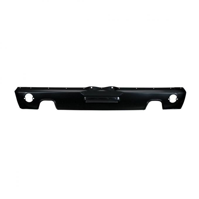 United Pacific Rear Valance w/Backup Light And Dual Exhaust Cutout For 1969-70 Ford Mustang GT 110498