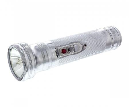 United Pacific Chrome Vintage Style Flashlight C5013