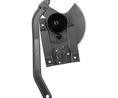 Redline Restomotive® 1965-1966 Ford Mustang Right Hand Window Regulator for Screw-On Style Handle