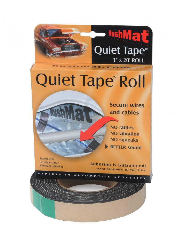 HushMat Quiet Tape Shop Roll - One 1" x20'x1mm Single Side Foam Tape ea 30300