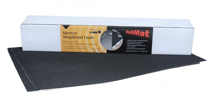 HushMat Gasket Kit - 1/ 8" Silencer Megabond Thermal Insulating and Sound Absorbing Self-Adhesive Foam-2 Sheets 23" x 36" ea 11.5 sq ft 20100