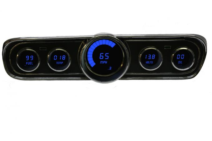 Intellitronix 1965-1966 Ford Mustang LED Digital Gauge Panel DP7001