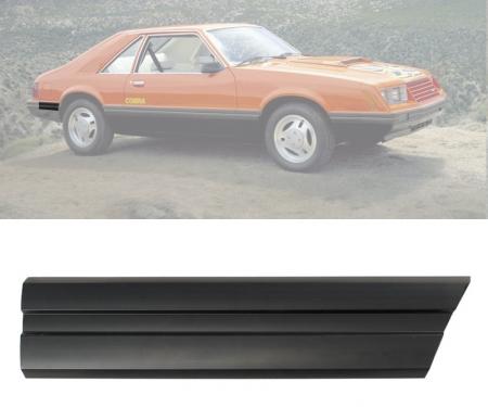 Daniel Carpenter 1979-1984 Ford Mustang Rear of Quarter Body Trim Mouldings Molding Black Passenger Side RH D9ZZ-6129038