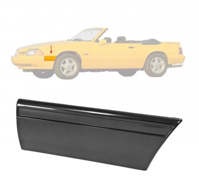 Daniel Carpenter 1987-1990 Mustang Unpainted Front Fender Body Molding Moulding Left LH Side E7ZZ-16069