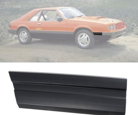 Daniel Carpenter 1979-1984 Ford Mustang Front of Fender Trim Mouldings Molding Black Passenger Side RH D9ZZ-16068