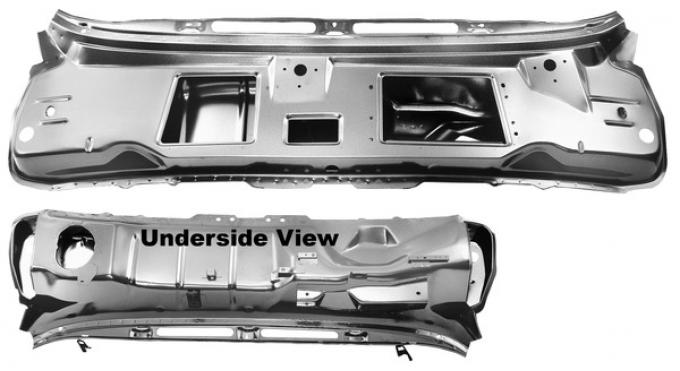 Mustang / Cougar Cowl Grille Panel Assembly, 1969-1970