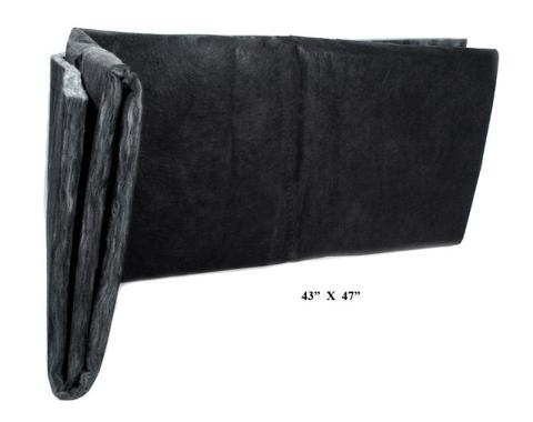 Metro Moulded Parts Hood Insulation. Made of High-Quality Black Fiberglass HI 1