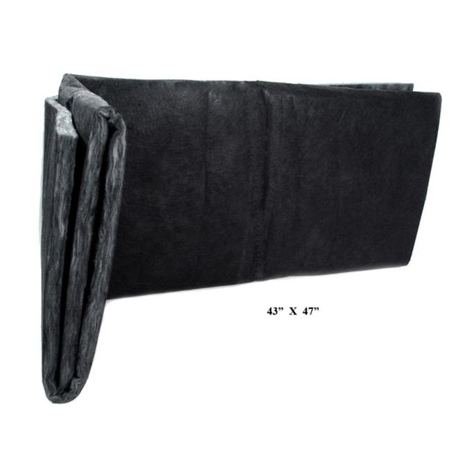 Metro Moulded Parts Hood Insulation. Made of High-Quality Black Fiberglass HI 1
