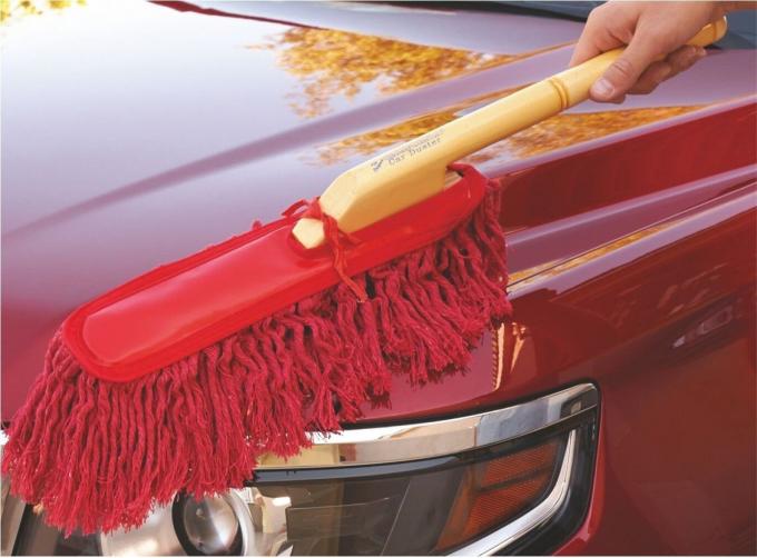 The Original California Car Duster, Wood Handle