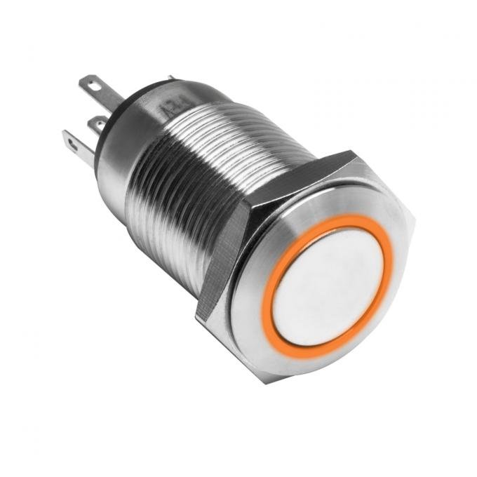 Oracle Lighting Momentary Flush Mount LED Switch, Amber 1804-005