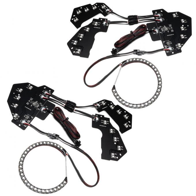 Oracle Lighting Dynamic ColorSHIFT Headlight DRL Halo Kit w/ Sequential Turn Signal 1446-332