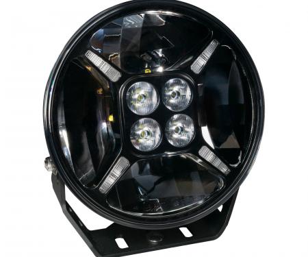 Oracle Lighting 9" Multifunction 120W LED Spotlight Round Post Mount 2917-023