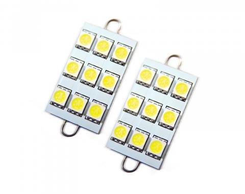 Oracle Lighting 44mm 6 LED 3 Chip, Loop Festoon Bulbs, White, Pair 5209-001