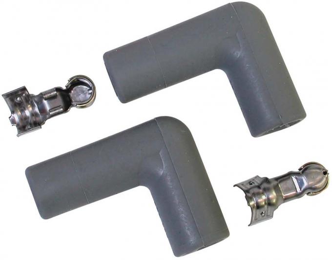 MSD Spark Plug Boot, 90&deg;, Non Logo, 2/Card 3323