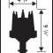 MSD Ford 289, 302 E-Curve Pro-Billet Distributor 8503