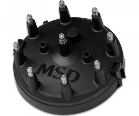 MSD Distributor Cap, Ford HEI, Black 84083