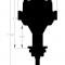MSD Black, Chrysler 318-360 Dual Sync Distributor 23813