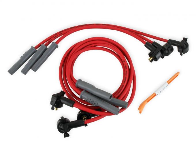 MSD 2000 Ford Mustang Super Conductor Spark Plug Wire Set, 2000 Ford 3.8L v-6 Mustang 32999