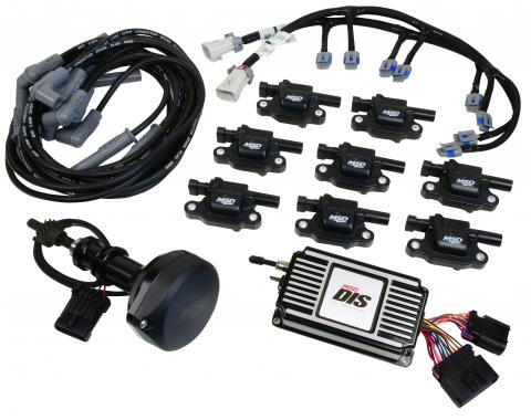 MSD DIS Direct Ignition System Kit, Black 601523