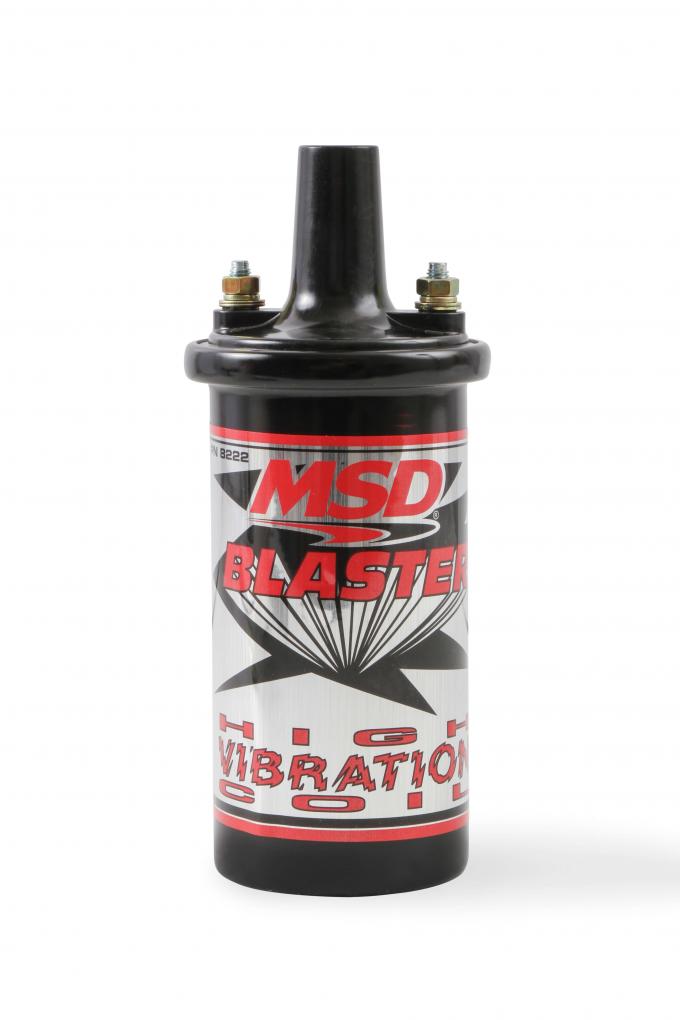 MSD Ignition Coil, Blaster Series, High Vibration, Black 8222