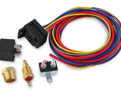 MSD Electric Fan Harn./Relay Kit 195 Deg-30A 89616