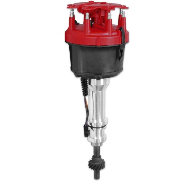 MSD Ford V8 351C-460 Billet Distributor, STEEL GEAR 85801
