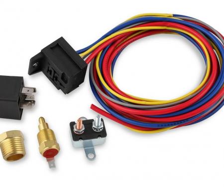 MSD Electric Fan Harn./Relay Kit 180 Deg-30A 89615