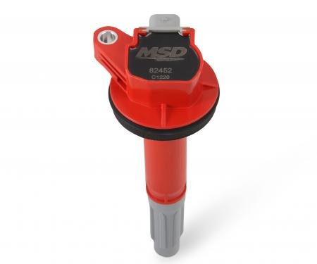 MSD 2016-2020 Ford Mustang Ignition Coil, Blaster, Ford Shelby GT350/500 5.2L V8, Red 82452