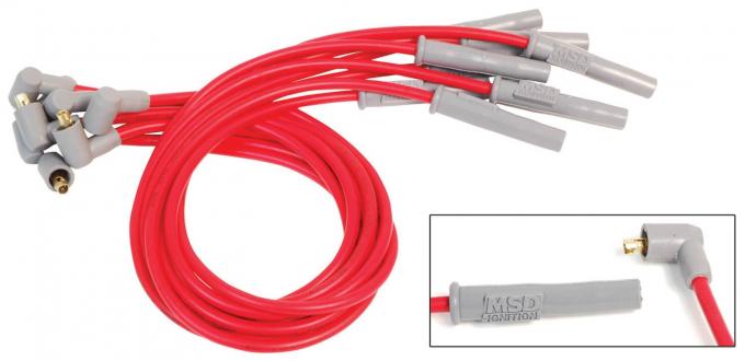 MSD Super Conductor Spark Plug Wire Set Ford 351C-400, Socket 31389