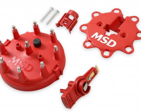 MSD Distributor Cap and Rotor Kit, /Ford V8 TFI, '85-'95 8482