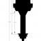 MSD Black Chrysler 426, 440 Pro-Billet Distributor 85465